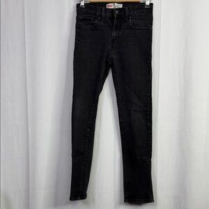 Levi's 510 Skinny Charcoal 16 Regular Jeans 28X28